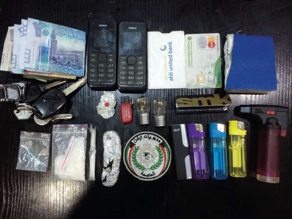 المخدرات المضبوطة في الدوحة ﻿