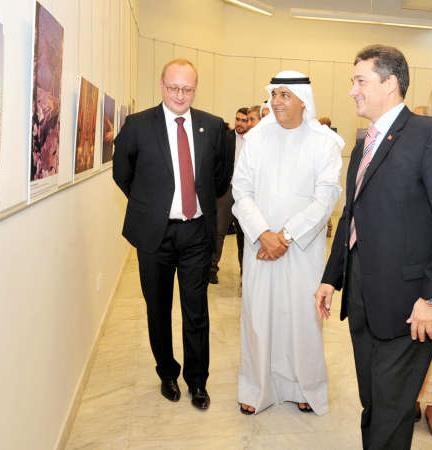 ماليوحة وسفيرا تركيا وپولندا في جولة بالمعرض 	محمد هاشم﻿