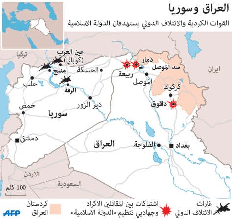 «داعش» يعزز تقدمه في «كوباني» ومحاربته تكلف 21 مليار دولار سنوياً