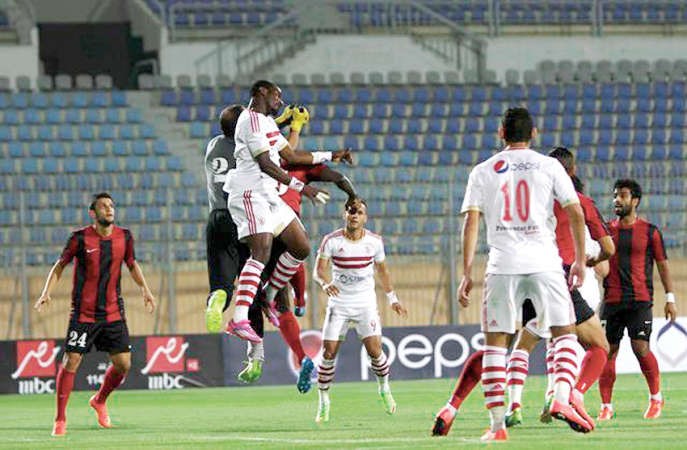 الزمالك لم يتمكن من فك شيفرة دفاع الداخلية﻿