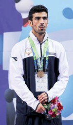 صاحب الميدالية البرونزية في الكراتيه علي عبدالعزيز