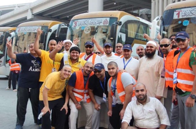 حجاج حملة داود الكندري في المشاعر المقدسة﻿