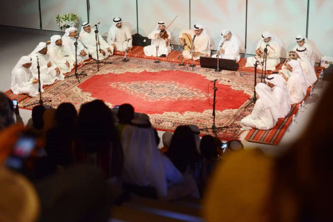 جانب من الامسية الشعبية الفنية﻿