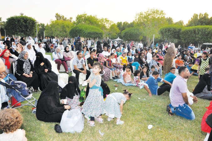 جمهور كبير تابع احتفال الزراعة بالعيد داخل حديقة الحيوان احمد علي