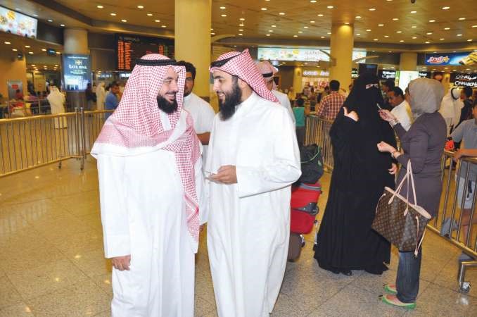 جمعان الحربش متحدثا الى الزميل ثامر السليم﻿