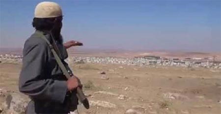 بالفيديو.. داعش ينشر لحظة سيطرته على هضبة مشته نور المطلة على كوباني