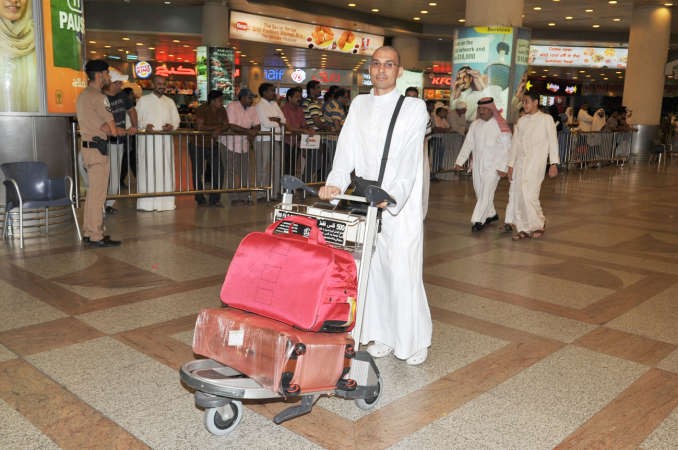 الزميل الحاج ابراهيم مطر لدى عودته 