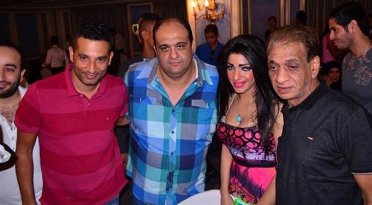 عمرو سعد مع الراقصة صوفيا