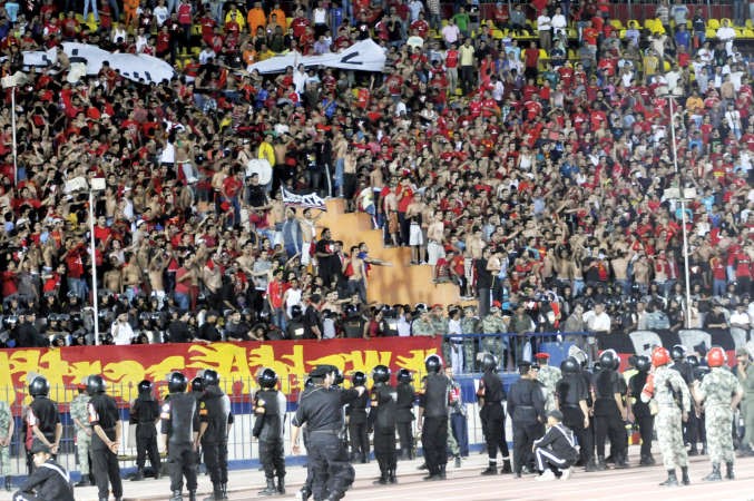 الامن المصري سيكون حاضرا بقوة تحسبا لاي تجاوزات من جماهير الاهلي