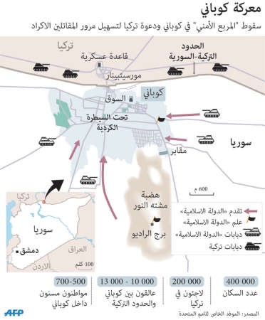 سقوط كوباني نكسة رمزية لإستراتيجية أوباما في سورية