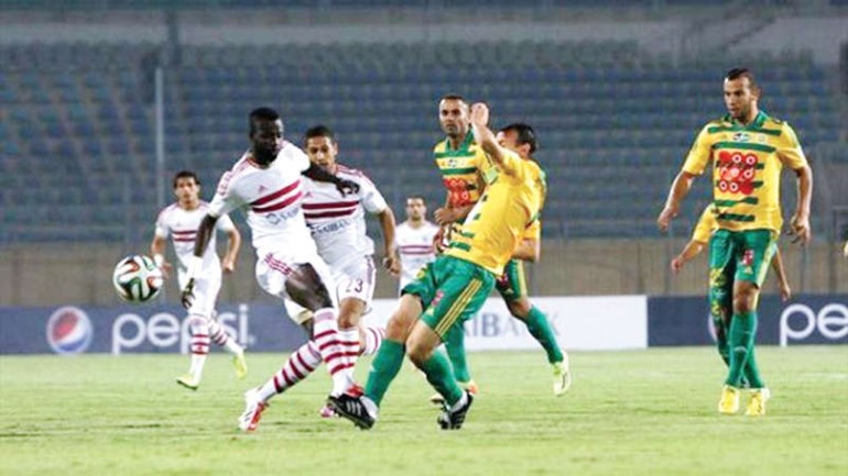 الزمالك يتوج بطلا بعد الفوز على شبيبة القبائل