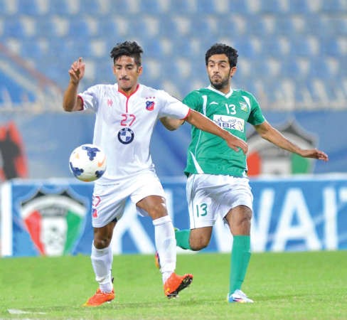 محمد فريح عاد للعب مع العربي بعد غياب 9 اشهر
