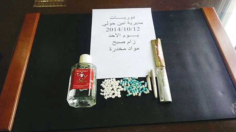 الحبوب المضبوطة احيلت الى الاختصاص ﻿