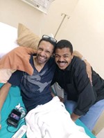 الحملي اثناء زيارته لمطر﻿