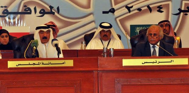 دعبداللطيف البدر ودعبدالله الهاشم خلال المؤتمر	احمد علي﻿