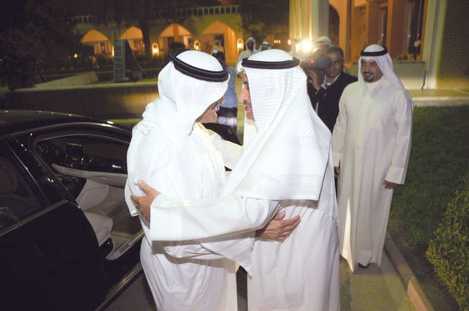 فواز خالد المرزوق يستقبل صاحب السمو الملكي الامير سلطان بن سلمان بن عبدالعزيز ال سعود في ديوانه