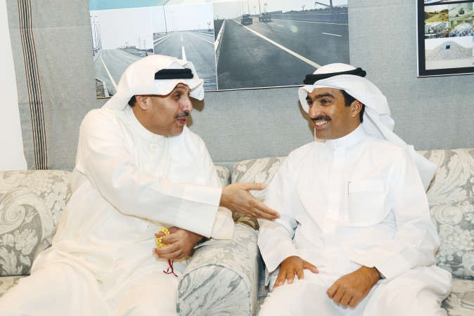 محمد جاسم المرزوق والشيخ حمد جابر العلي في حوار ثنائي
