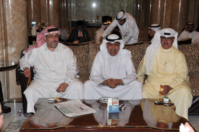 الشيخ فهد المبارك والزميل عدنان الراشد