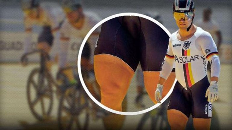 صورة: عضلات لاعب دراجات ألماني تنافس أبطال كمال الأجسام 
