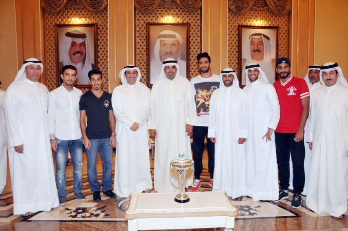 الشحومي والفهد مع عدد من نجوم الاصفر ابطال اسيا ﻿