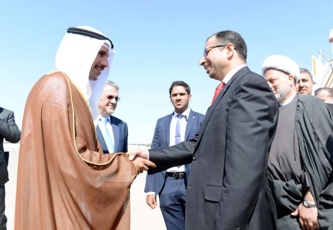 الرئيس الغانم مستقبلا د سليم الجبوري﻿