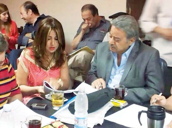 نسمة مع الفنان يوسف شعبان﻿