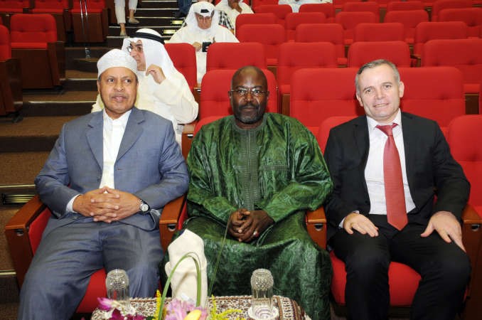 سفيرا السنغال والصومال خلال الملتقى ﻿