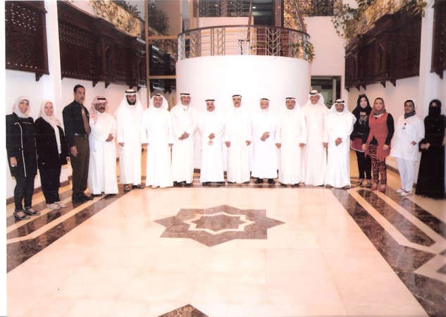  الفريق اول ماحمد الرجيب يتوسط اللجنة الاستشارية التطوعية ﻿