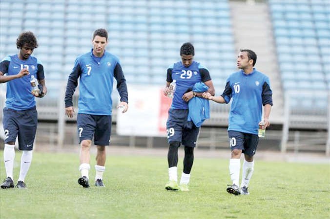 لاعبو الهلال يسعون لعدم تفويت الفرصة والحصول على اللقب الاسيوي