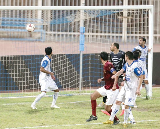 كرة ناصر الهاجري تعانق شباك الجهراءالازرقكوم﻿