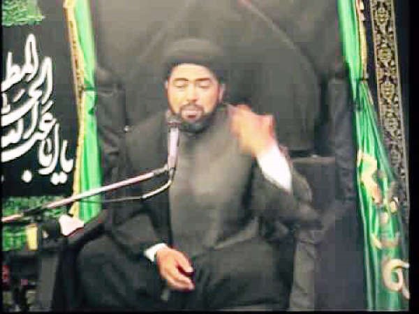 السيد احمد اليعقوبي في حديثه للحضور﻿