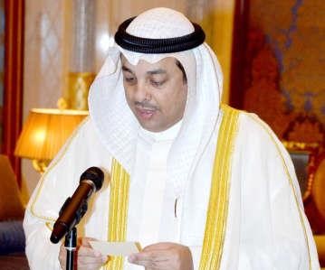 يعقوب الصانع خلال اداء اليمين﻿