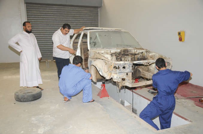 تدريب النزلاء من اهداف الدار﻿