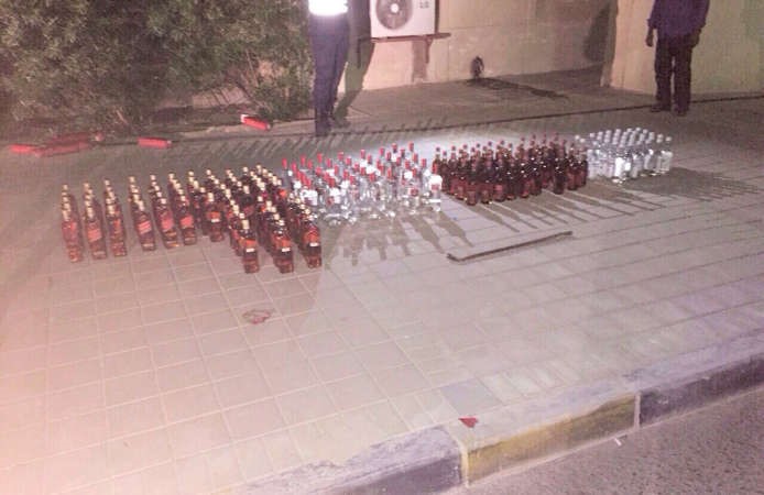 الخمور المضبوطة جميعا مستوردة