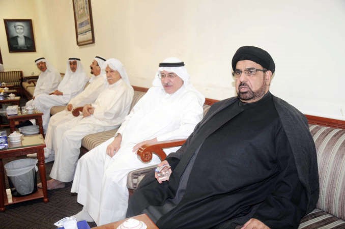 جانب من الحضور في حسينية معرفي الشرقية محمد خلوصي ﻿