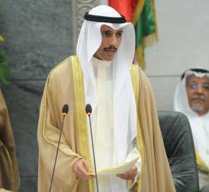 رئيس مجلس الامة مرزوق الغانم متحدثا