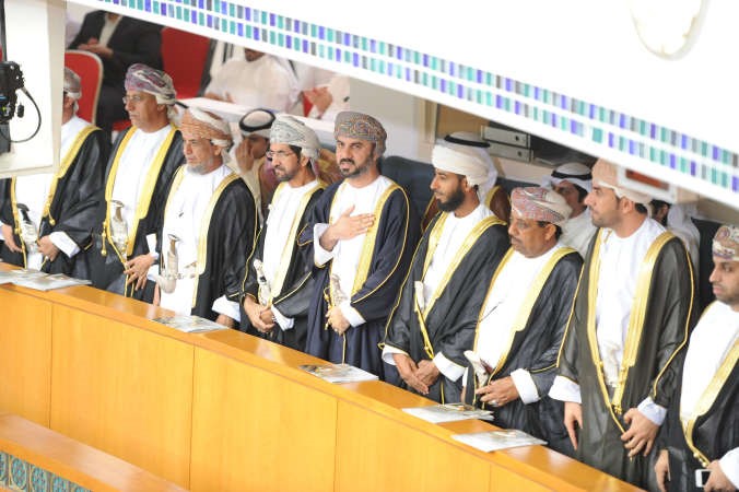 الوفد العماني حضر حفل الافتتاح