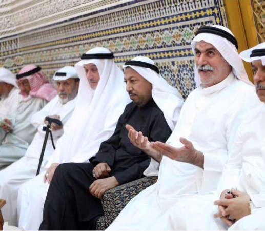 جانب من الحضور في الحسينية الجعفرية
