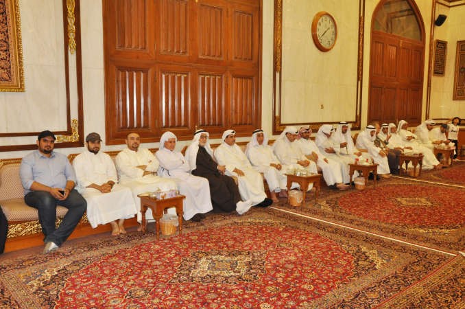 جانب من الحضور بالحسينية الجديدة