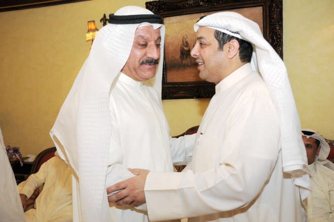 يعقوب الصانع مرحبا باحد المهنئين