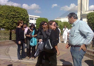 بالصور.. غياب تام للفنانين في جنازة مريم فخر الدين