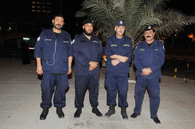 حضور بارز لرجال الامن ﻿