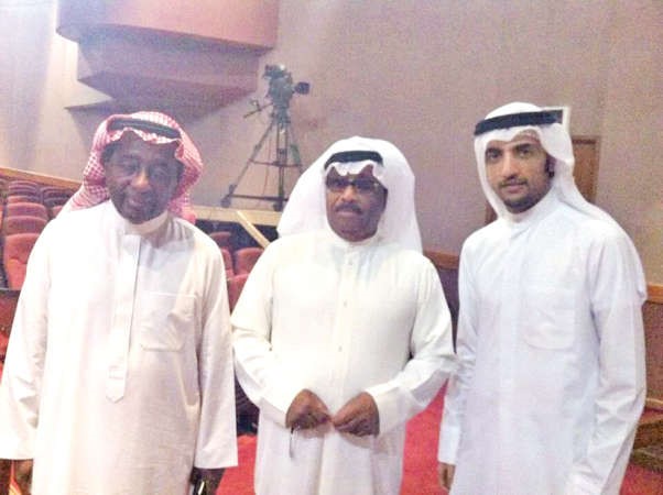  ومع الملحن الاماراتي ابراهيم جمعة ودعبدالرب ادريس