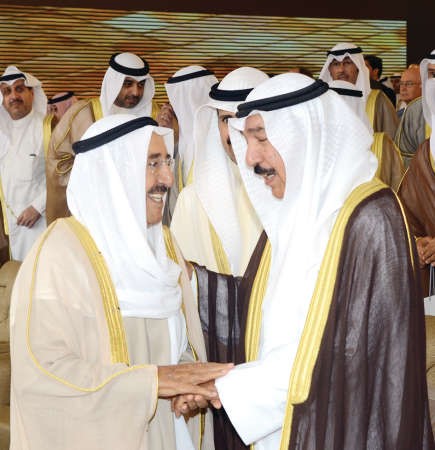الشيخ جابر العبدالله مرحبا بصاحب السمو الامير﻿