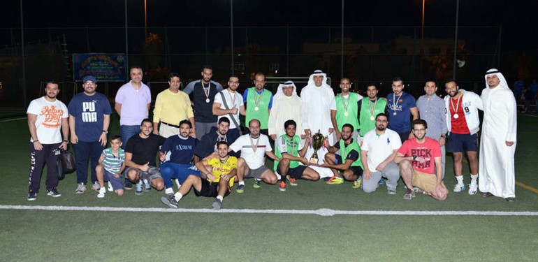 الياقوت والفوزان متوسطين الفرق الفائزة﻿