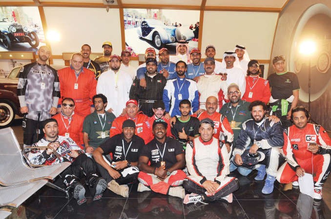 جانب من المشاركين في بطولة الراليات﻿