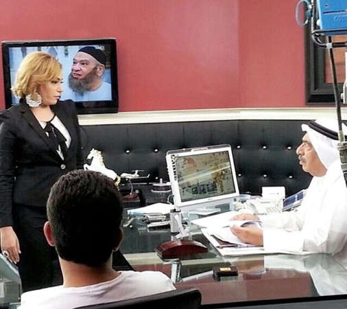  وفي مشهد من المسلسل