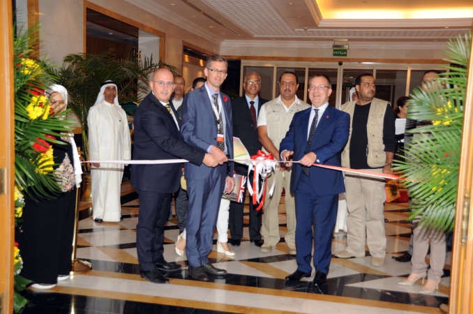 السفير البريطاني ماثيو لودج يفتتح المعرض التعليمي اديوكيكس 2014		فريال حماد﻿