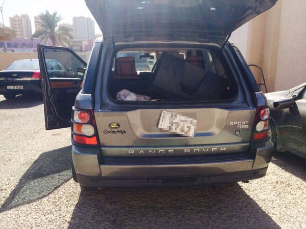 المركبة التي كان يستقلها العسكري ومرافقه﻿