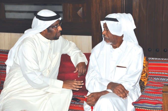 سالم الفرحان والزميل علي الرندي ﻿
